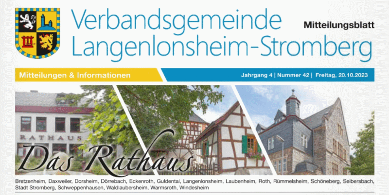 Mitteilungsblatt VG Langenlonsheim-Stromberg