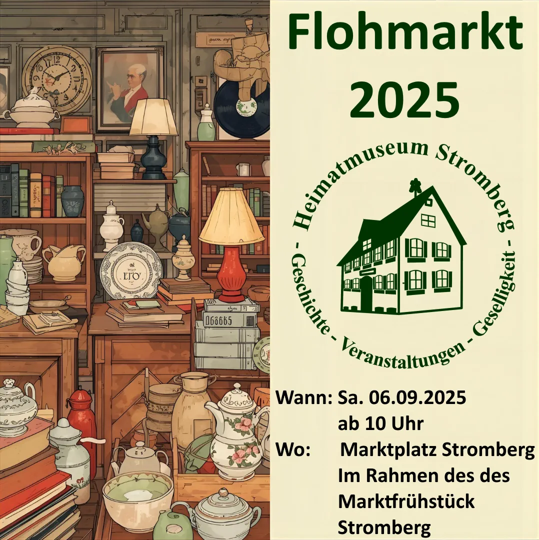 Flohmarkt des Heimatmuseums am 06.09.2025