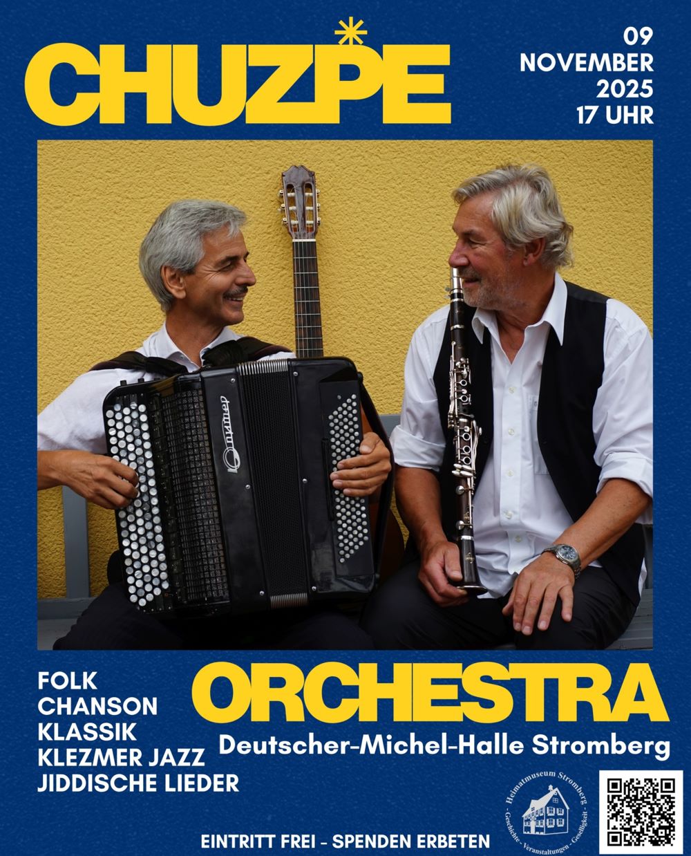 Crossover von Folk bis Klezmer Musik in der Michel-Halle