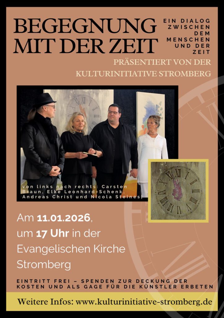 „Begegnung mit der Zeit“ am 11. Januar 2026!