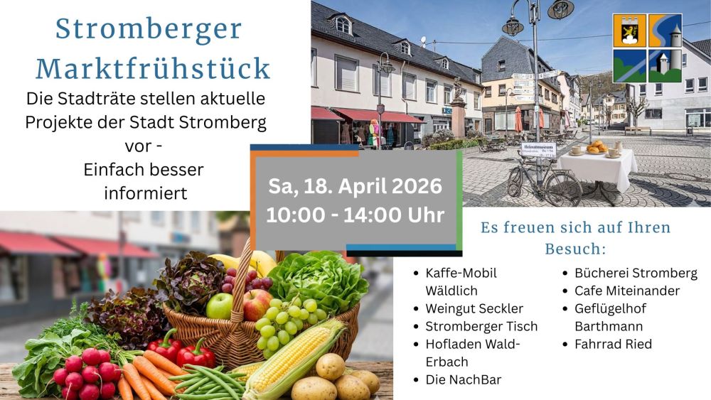 Stromberger Marktfrühstück am 18. April 2026