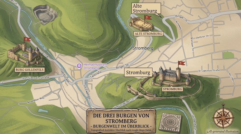Neu auf der Homepage: Entdecken Sie die Stromberger Burgenwelt im Überblick
